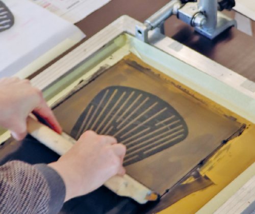 Lascaux Siebdruck auf Papier